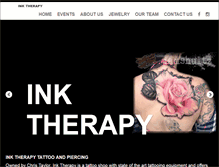 Tablet Screenshot of inktherapytattoo.com